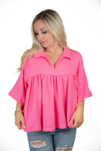 Anywhere With You Pink Top