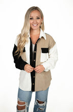 Colorblock Shacket