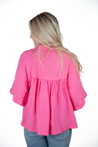 Anywhere With You Pink Top