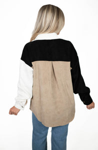 Colorblock Shacket