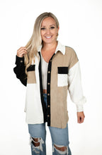 Colorblock Shacket