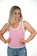 Day Dreaming Pink Crochet Top