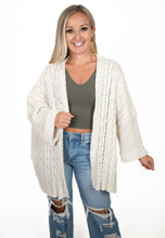 Cream Sweater Cardigan