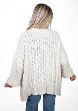 Cream Sweater Cardigan