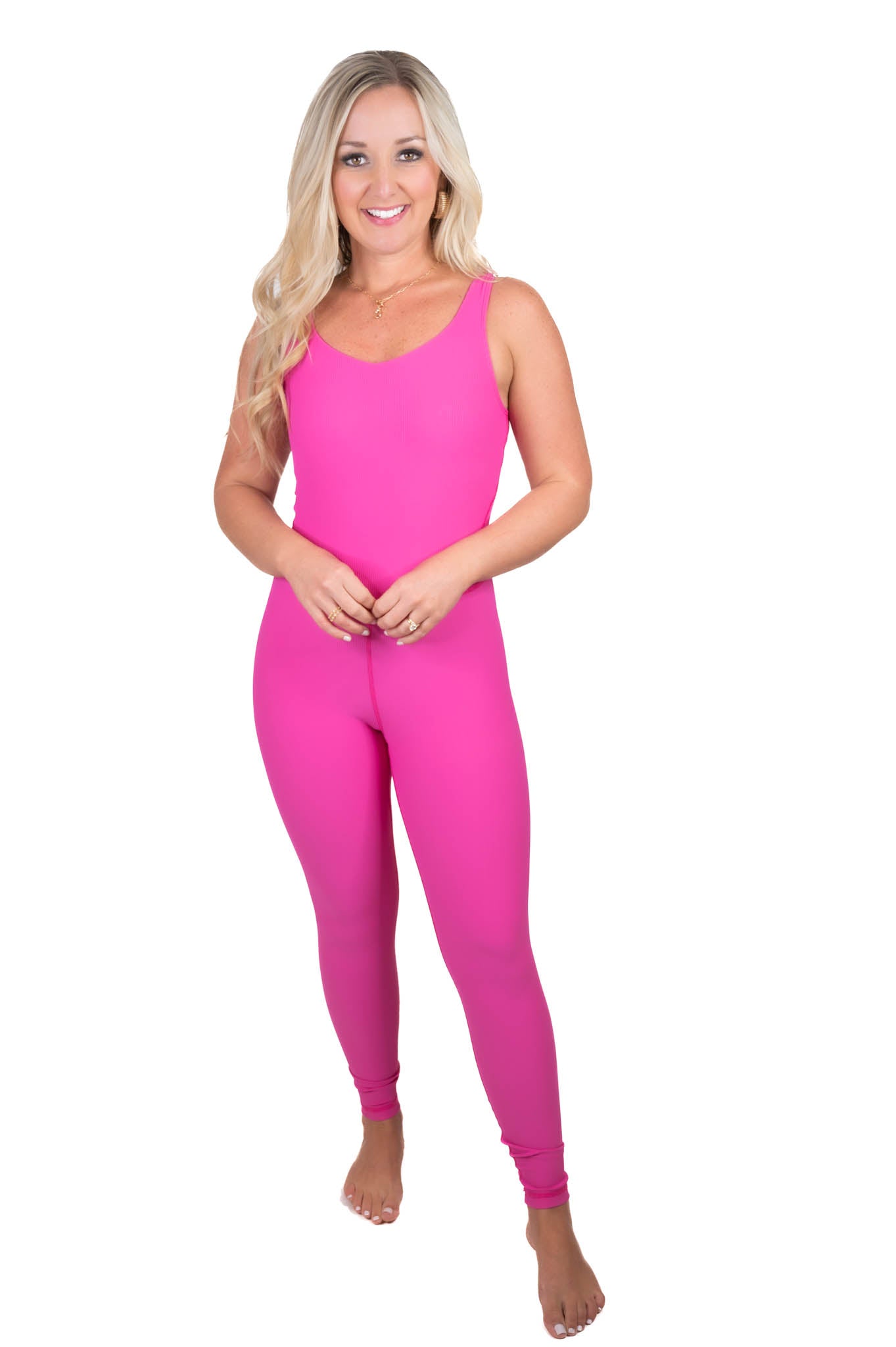 Fuchisa Ribbed Jumpsuit