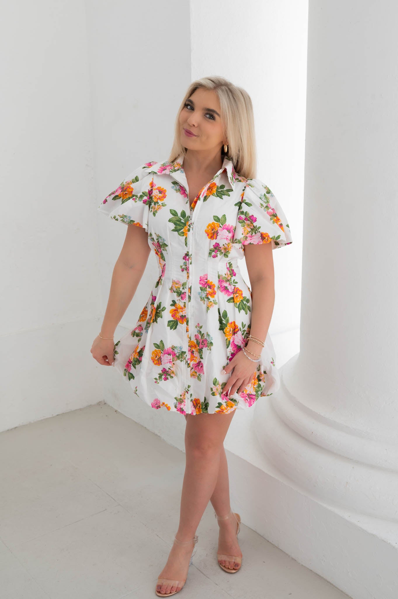 Pretty In Petals Mini Dress
