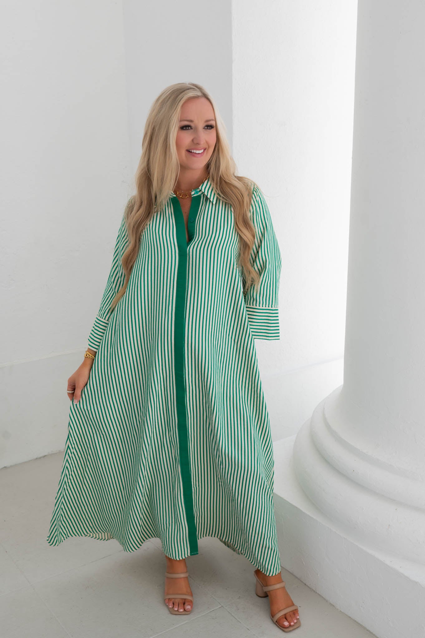 The Palm Grove Midi Dress