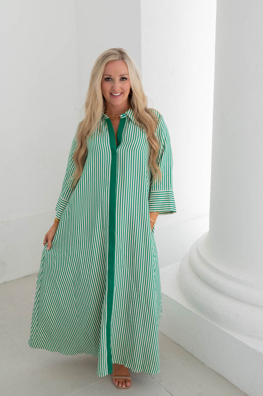The Palm Grove Midi Dress
