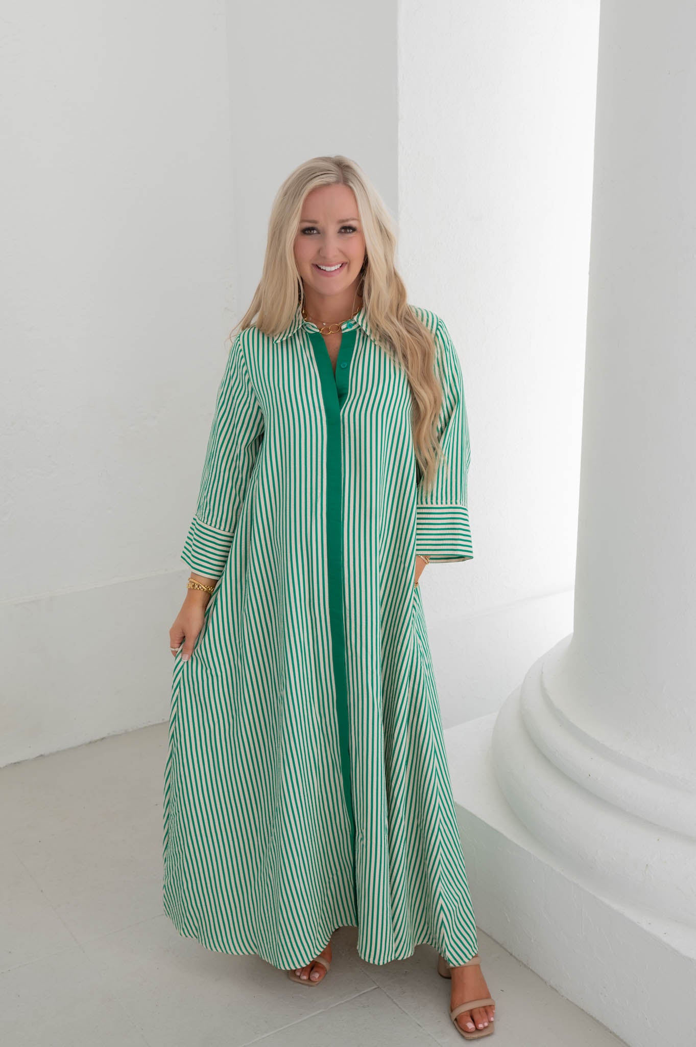 The Palm Grove Midi Dress