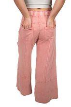 Mauve Cargo Flowy Pants