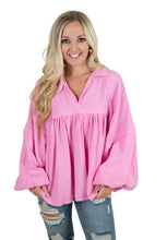 Pink Babydoll Top