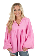 Pink Babydoll Top
