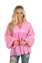Pink Babydoll Top