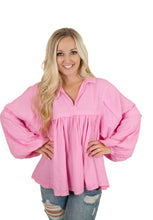 Pink Babydoll Top