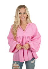Pink Babydoll Top