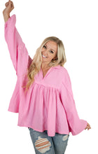 Pink Babydoll Top