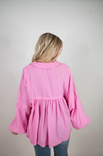 Pink Babydoll Top