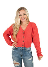 Red Cropped Sweater