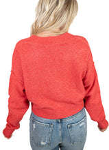 Red Cropped Sweater