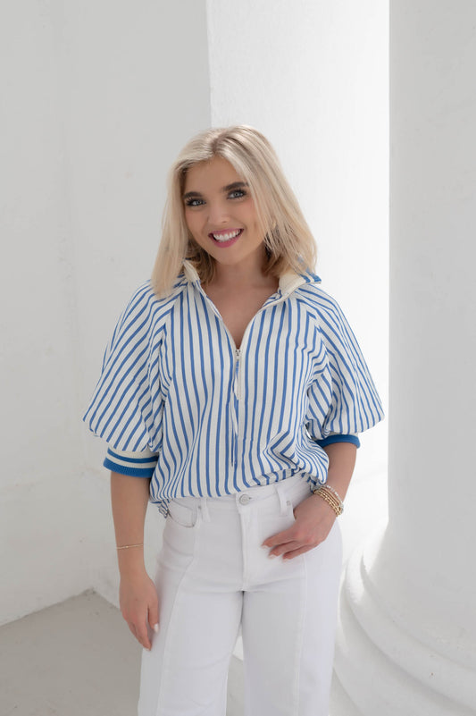 Sweet Spring Blue Top