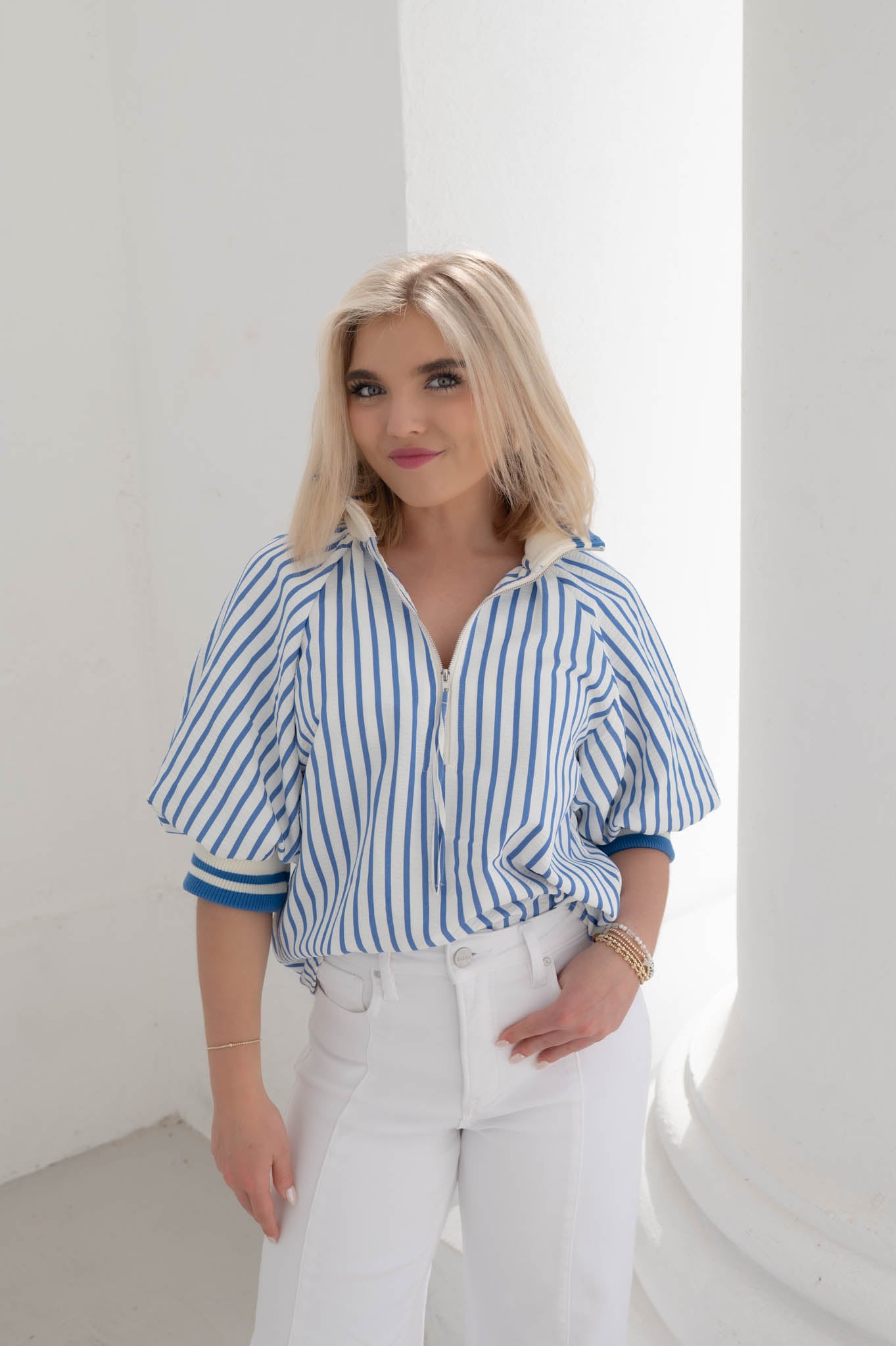 Sweet Spring Blue Top