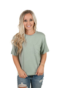 Iceberg Green Pocket Tee