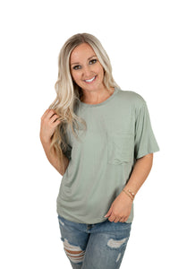 Iceberg Green Pocket Tee
