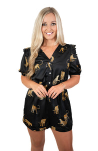 Satin Safari Romper