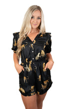 Satin Safari Romper