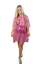 Pink Birthday Queen Satin Dress
