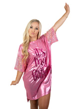 Pink Birthday Queen Satin Dress