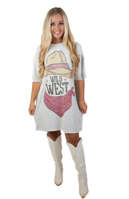 Wild West Graphic TShirt Dress