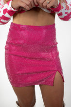 Magenta Rhinestone Skirt