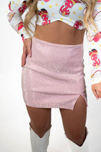 Baby Pink Rhinestone Skirt