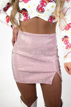 Baby Pink Rhinestone Skirt