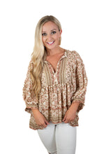 Puff Sleeve Floral Top