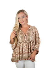 Puff Sleeve Floral Top