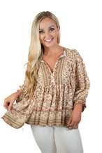 Puff Sleeve Floral Top