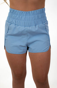 Light Blue Activewear Shorts