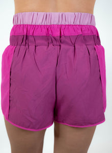 Fuchsia Active Shorts