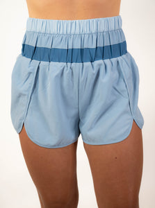 Sky Blue Active Shorts