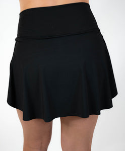 Black Active Flow Skort