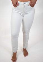 Pure Pearl Mid Rise Straight Jeans