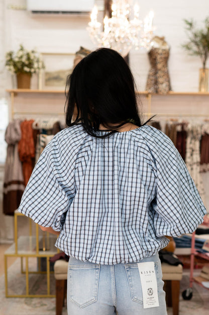Changing Seasons Plaid Top