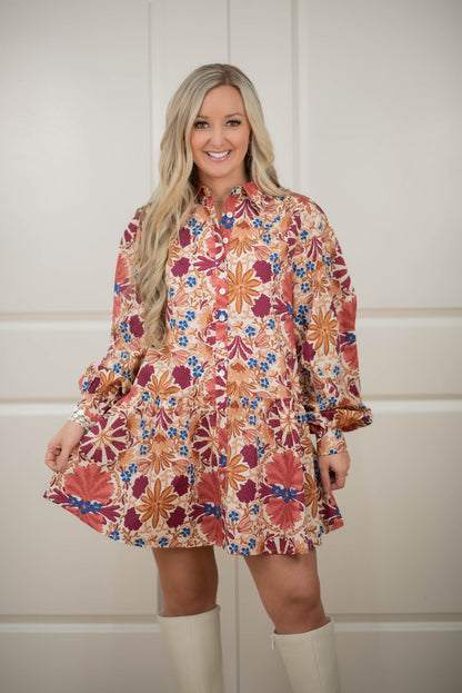Golden Hour Floral Dress