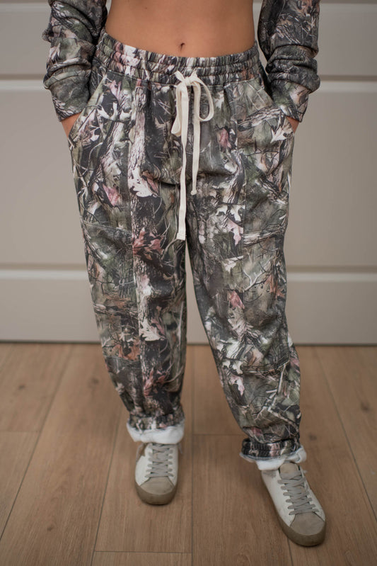 Hidden Trails Camo Oversized Pants