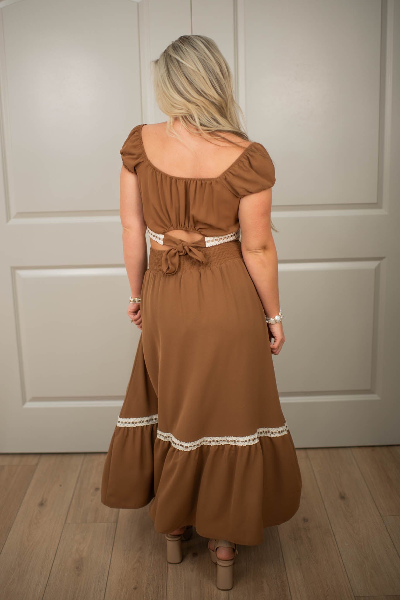 Golden Grace Skirt Set