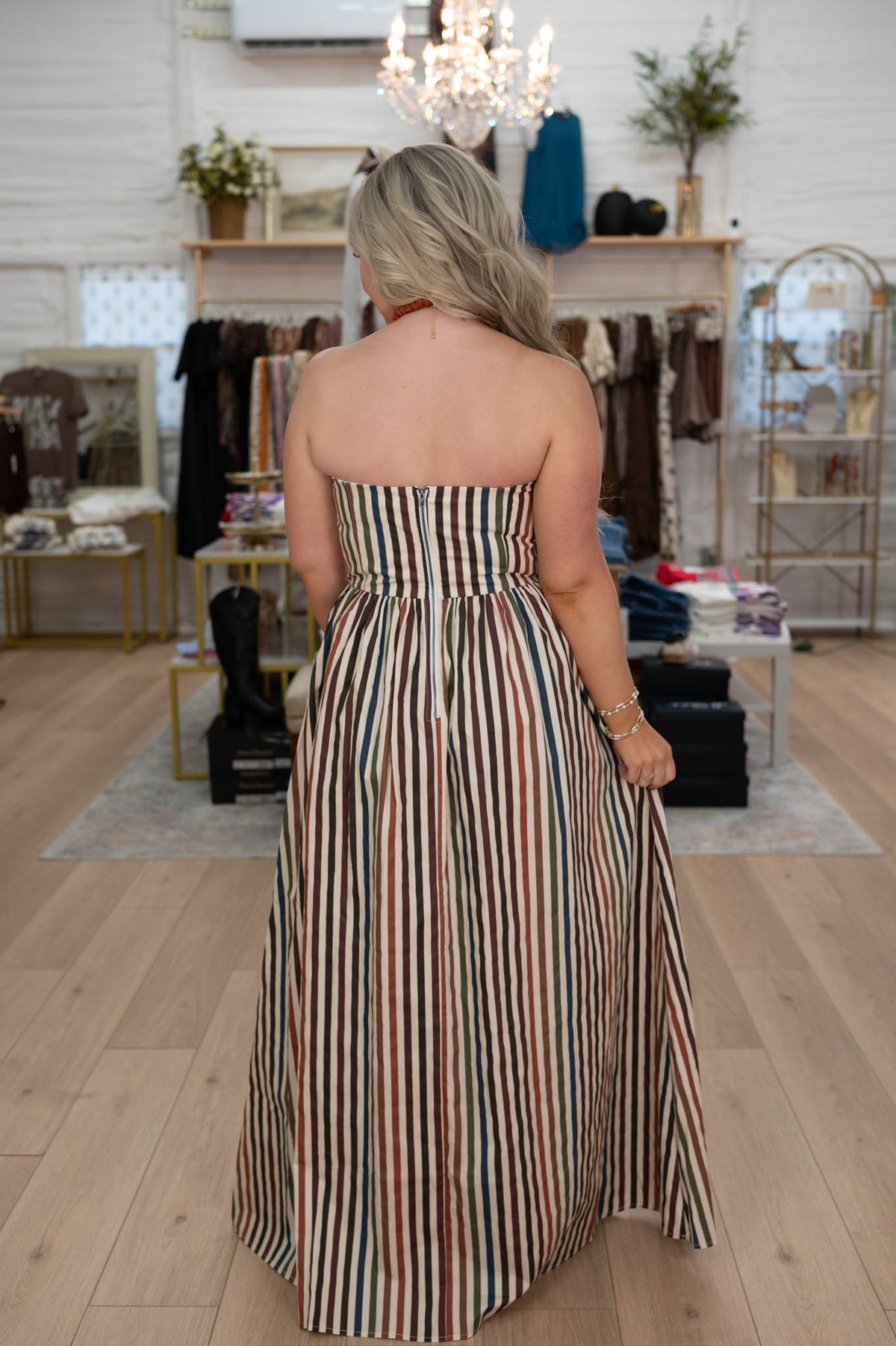 Fall in Line Maxi Dress
