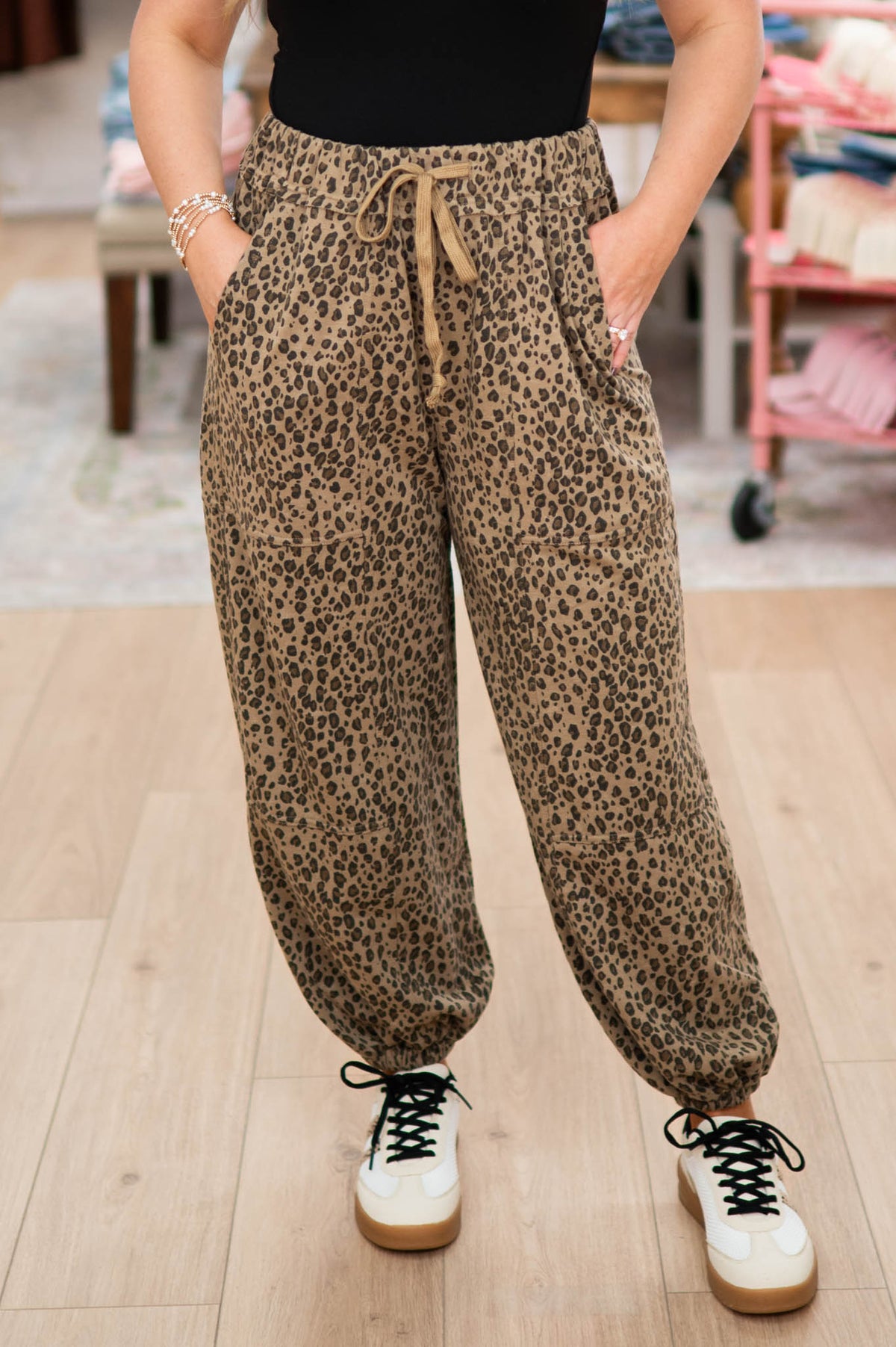 On The Prowl Leopard Jogger Pants