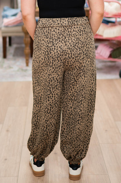 On The Prowl Leopard Jogger Pants